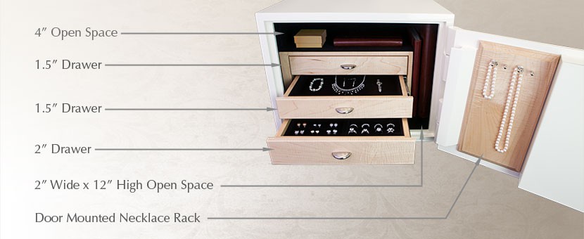 Mini Gem Personal Safe - Interior