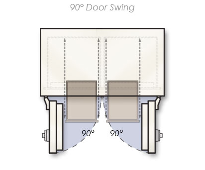90 Degree Door Swing
