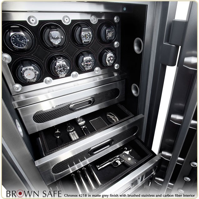 Custom-Safe-Chronos-4218-Matte-Gray-Interior