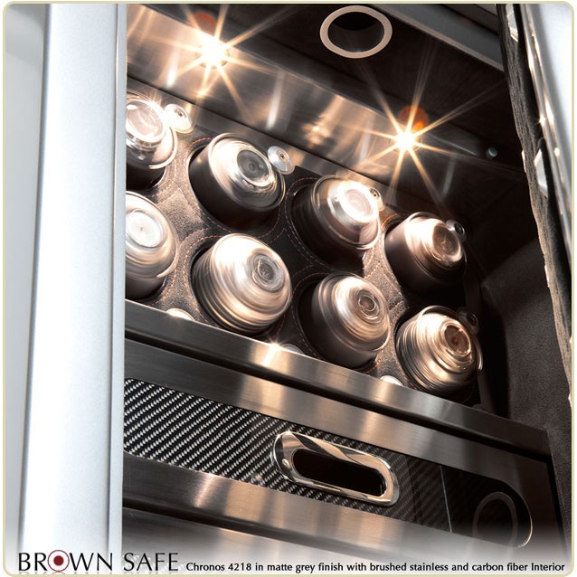 Custom-Safe-Chronos-4218-Matte-Gray-Watch-Winders