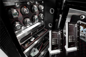 Chronos luxury watch safe home