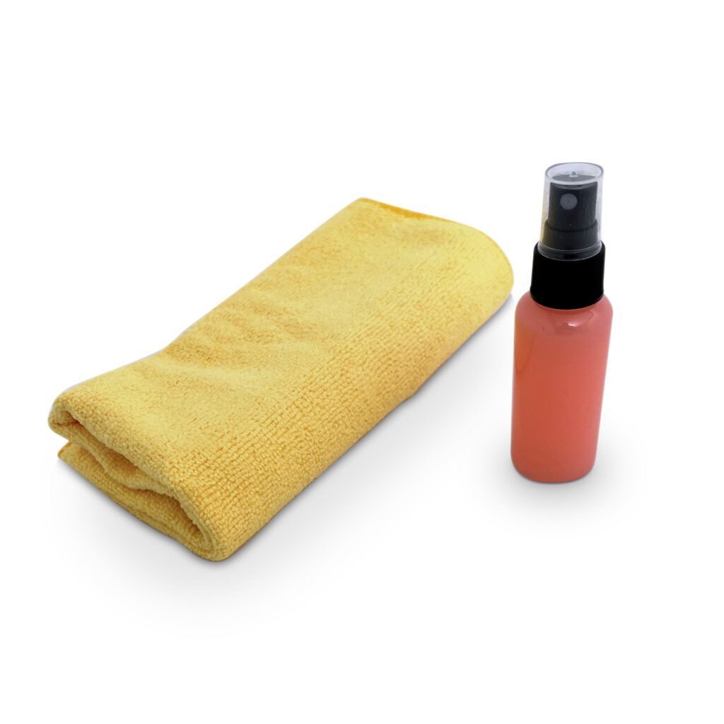 microfiber cloth and polish