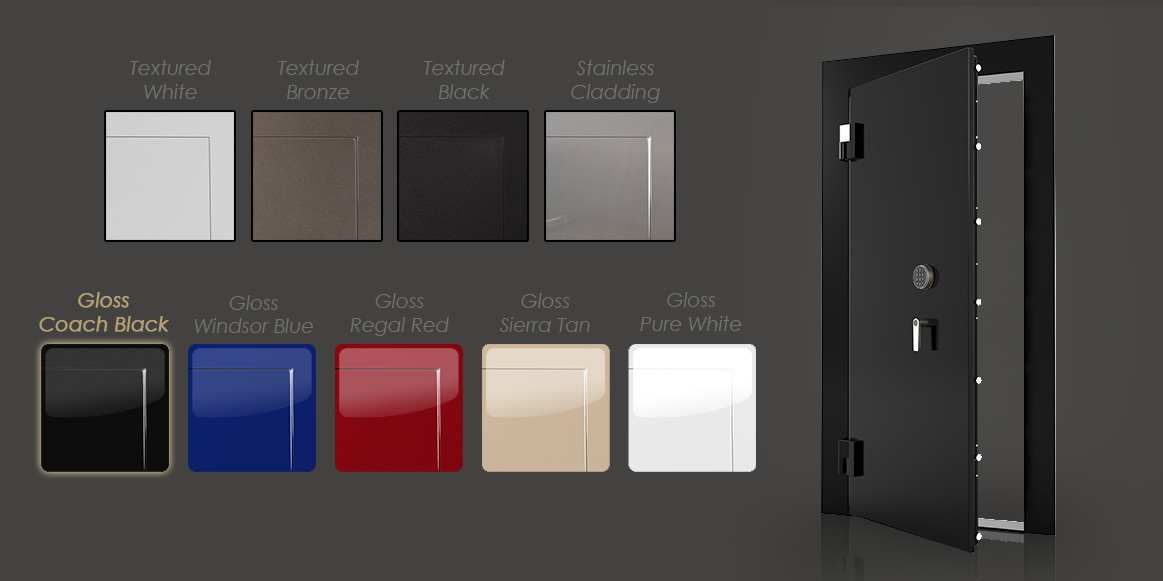 Gloss black vault door paint option