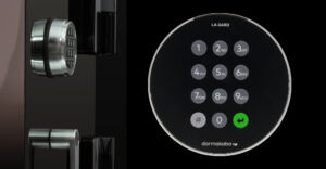electronic push button lock