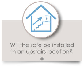 Will the safe be installed upstairs?