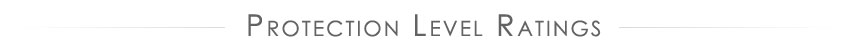 Protection Level Ratings
