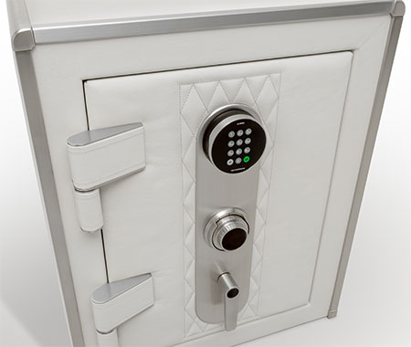 brushed stainless lock and handle finish