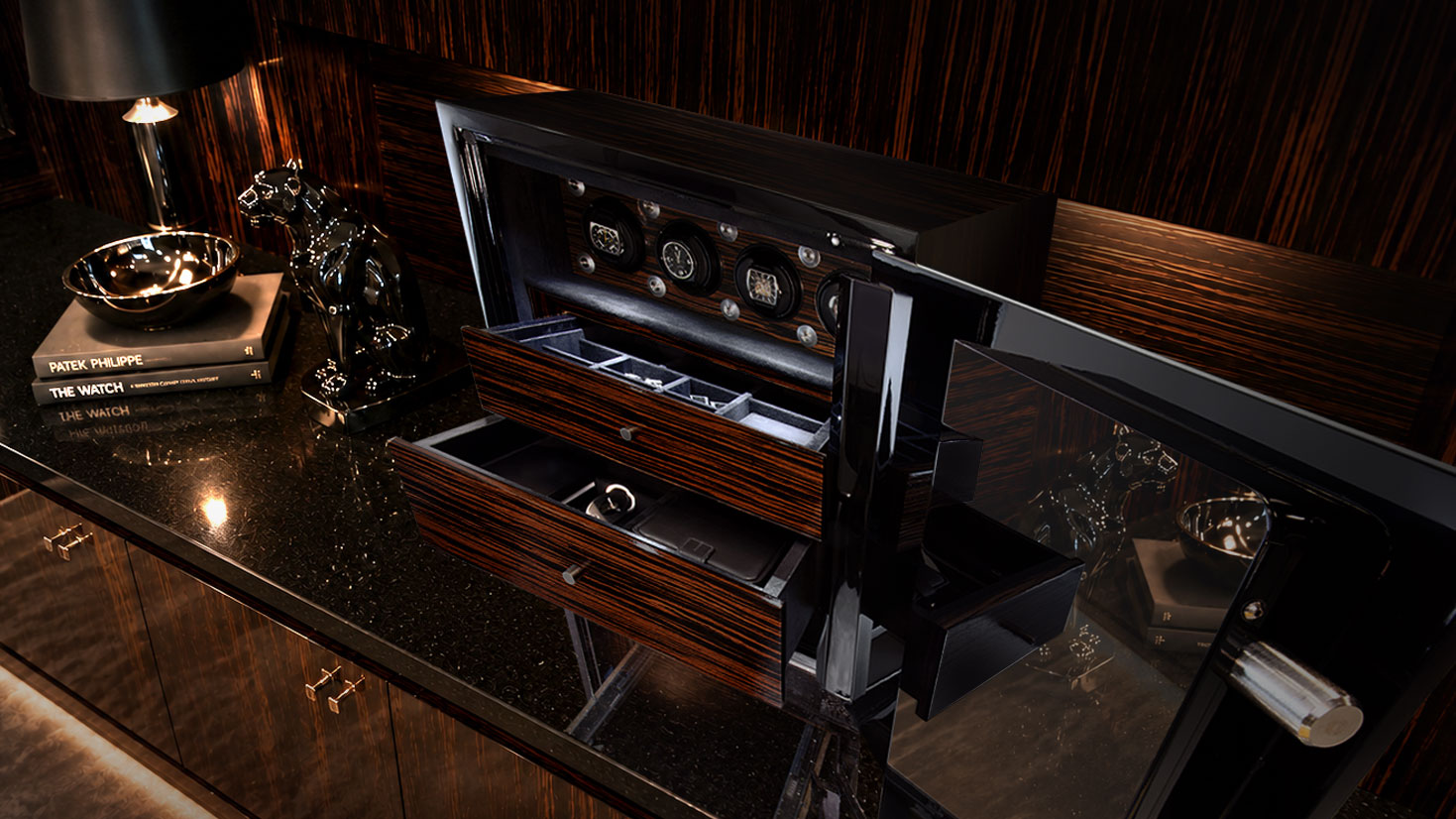 Man Safe 2018 macassar ebony and black